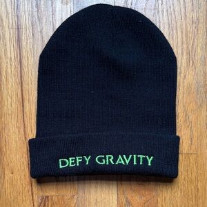 Black hat with WICKED Embroidery